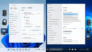 Audioausgabeeinstellungen anpassen in Windows 11 und 10