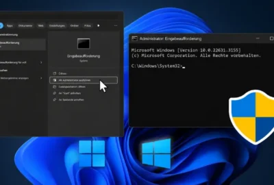 CMD als Administrator ausführen in Windows 11 und 10