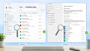Installierte Anwendungen überprüfen in Windows 11 und 10