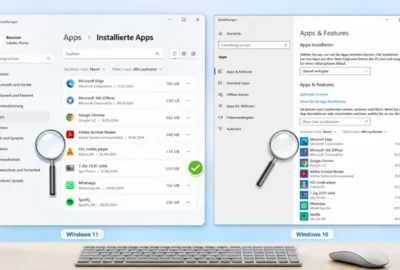 Installierte Anwendungen überprüfen in Windows 11 und 10