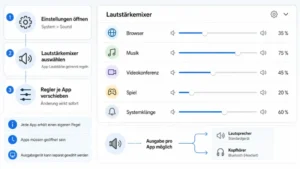 Lautstärke für Apps anpassen: So regeln Sie für jede separat