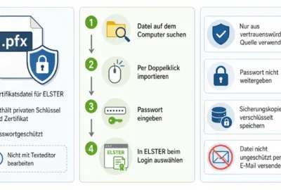PFX-ELSTER-Datei öffnen – so geht es schnell und sicher