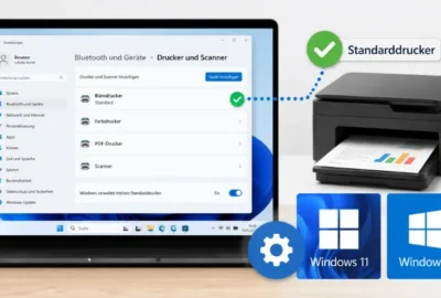 Standarddrucker festlegen in Windows 11 und Windows 10