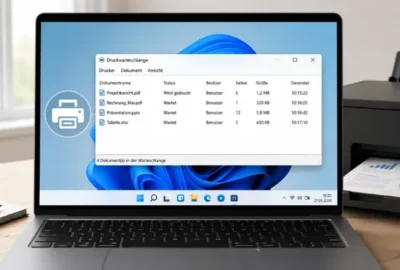 Windows 11/10: Aktuelle Druckaufträge in Warteschlange prüfen