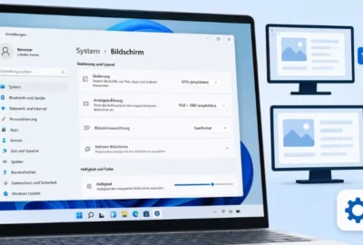 Windows 11/10: Anzeigeskalierungseinstellungen anpassen