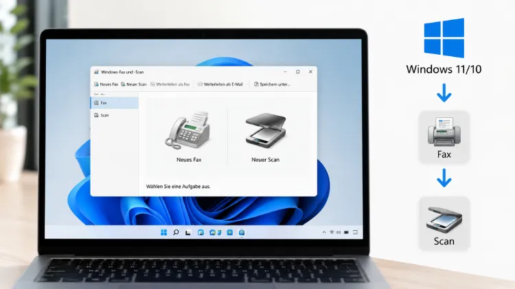 Windows 11/10: Fax und Scan öffnen – so geht’s