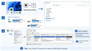 Windows 11/10: Laufwerke anzeigen – Anleitung