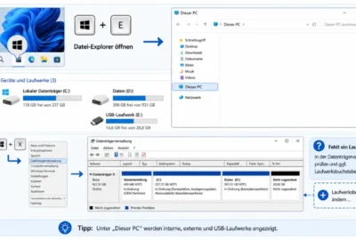 Windows 11/10: Laufwerke anzeigen – Anleitung