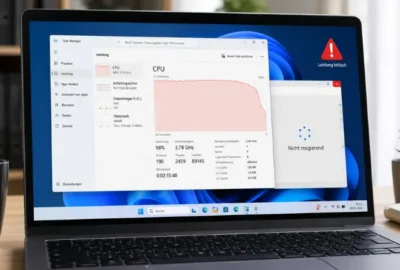 Windows 11/10: Plötzlicher Leistungsabfall am Laptop