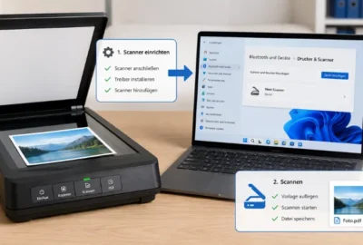 Windows 11/10: Scanner einrichten und scannen