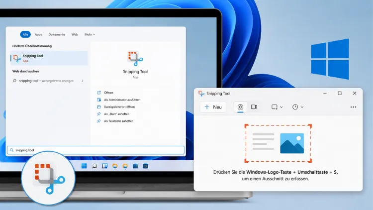 Windows 11/10: Snipping Tool öffnen – so geht’s