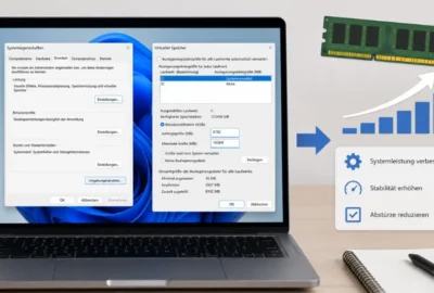 Windows 11/10: Virtuellen Speicher erhöhen – so geht’s