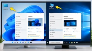 „Dieser PC“ auf Desktop anzeigen in Windows 11 und 10